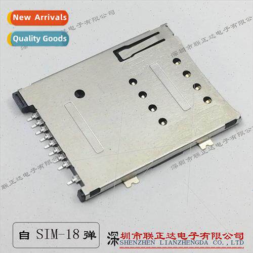 sim card holder 8+1p self-ejecting sim card holder sd tf sim