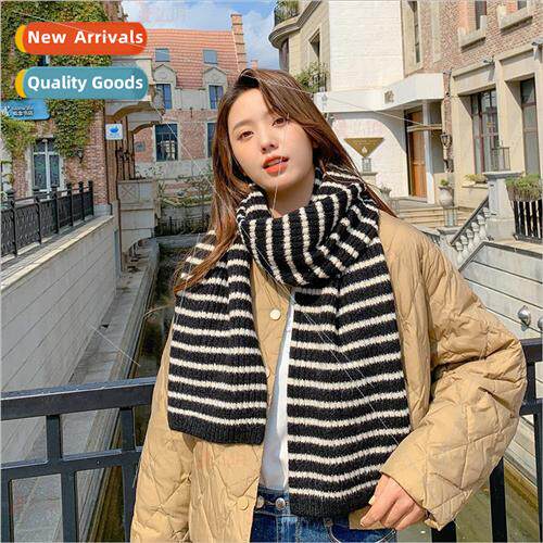 2021 autumn winter new knted wool scarf female Korean  sweet