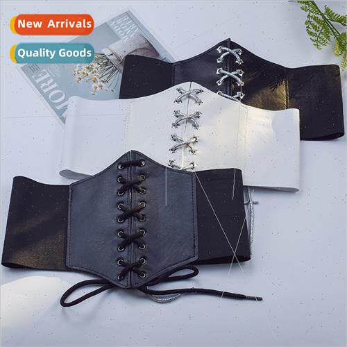 French belly girdle waist seal women outside skirt shirt ela