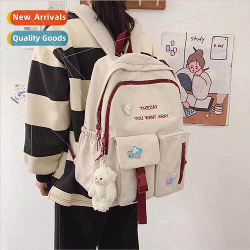 New 2021 shoulder bag female Korean men women students backp