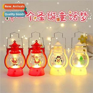 Scandinavian Santa Claus snowman luminous portable kerosene