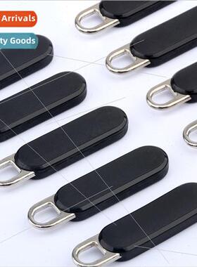 Injection molded pull tab metal head clothing bags backpack