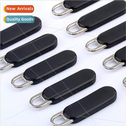 Injection molded pull tab metal head clothing bags backpack