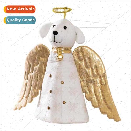 Angel Tree Topper Gold Angel Dog Tree Topper Star Christmas