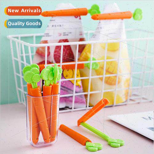 Cute carrot sealing clip creative kchen small clip food snac