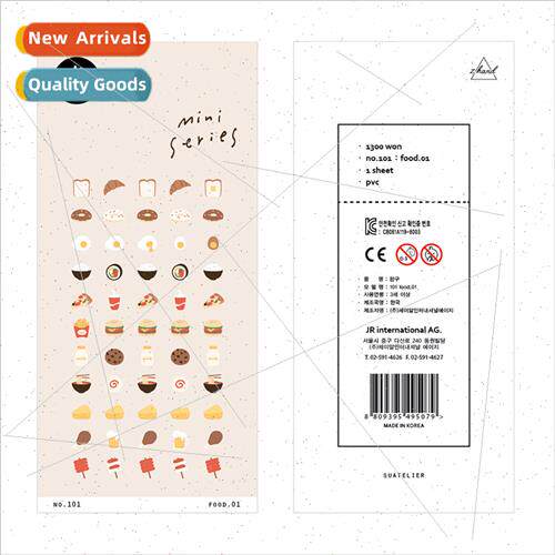 Korea food 101 waterproPVC bread rice balls fried eggs decor
