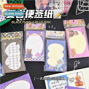 students can notes note mem sticky book adhesive Retro tear