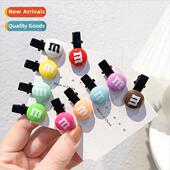 side Kor beans clips hair small clip Rainbow sets candy