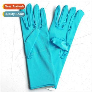 Princess Frozen gloves stage props Children permance jewelry