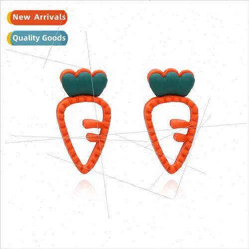 New creative simplicy vegetable radish earrings fashion cute