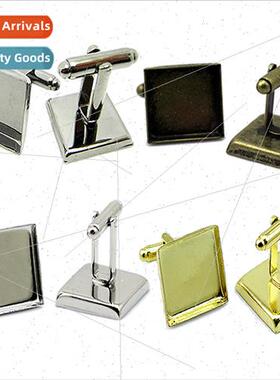 diy clothing accessories time gemstone copper cufflinks squa