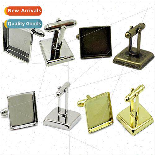 diy clothing accessories time gemstone copper cufflinks squa