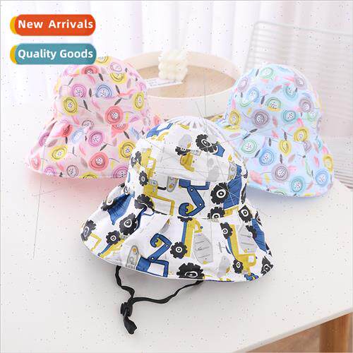 Children hollow top hat girls large brim sun hat boys toples