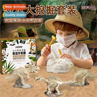 Ancient children archaeological digging set dinosaur skeleto