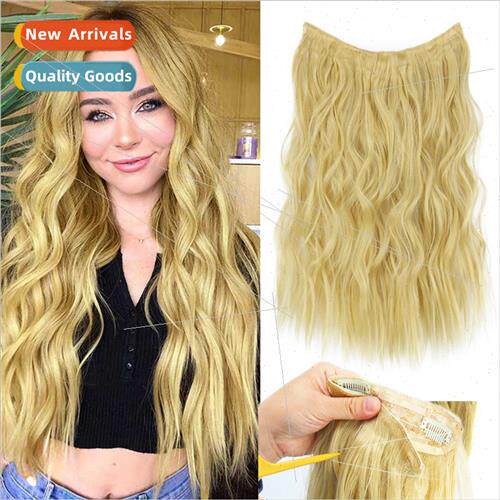 Europe Wig Pieces Women Water Wave Fish ne Chemical Fiber Lo