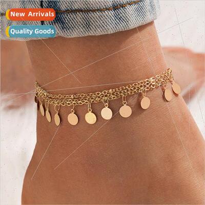 Europe summer fashion popular anklet female simple multi-lay