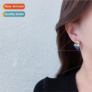 Bow che Blue Girl Cool Sweet Love Earrings Lava Girls Spice