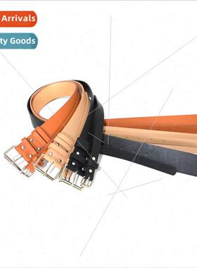 Women belt simple versatile square buckle decorative wide be