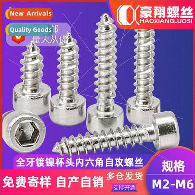 8.8 Full Thread ckel Plated Cup Head Hexagon Socket -Tapping