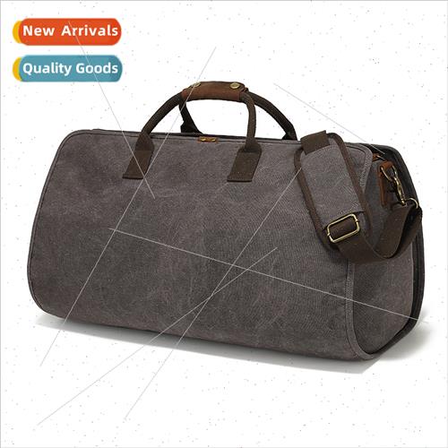 Fashion Canvas Travel Bag Casual Foldable Su Bag Men Handhel