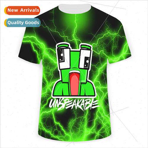 School  Kids T Apparel Cartoon Cute Round Neck Student Short