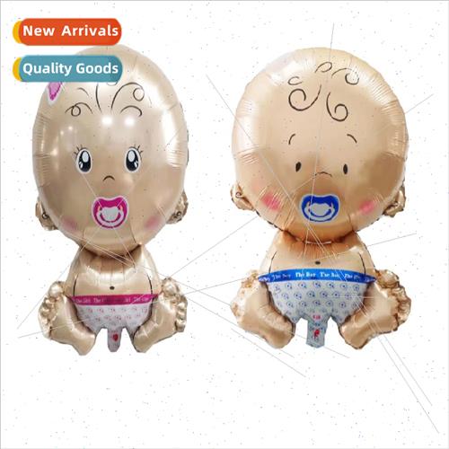 Large men women baby baby pacifier Baby doll aluminum film b