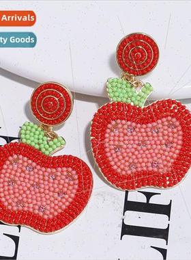 Europe earrings Thanksgiving earrings cartoon sweet 适用Appl