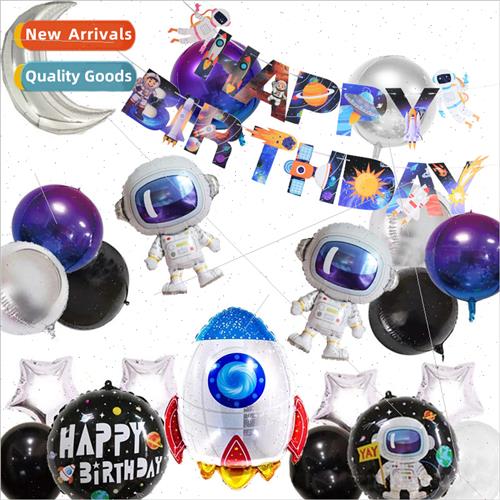 Spaceman astronaut rocket balloon set baby birthday party de