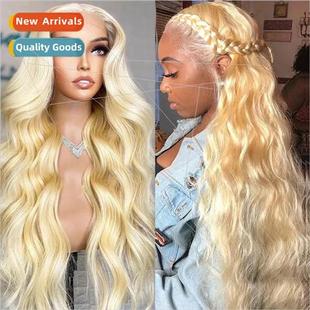 Center parting whout bangs long curly hair wig female Europe