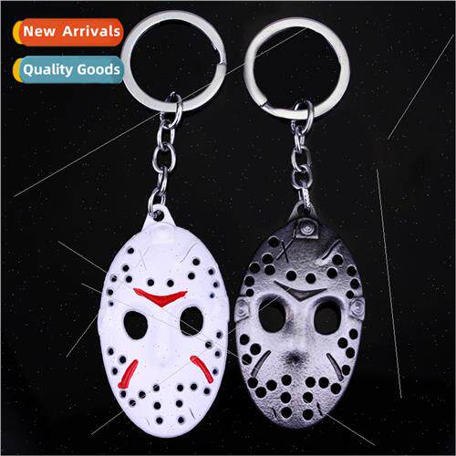 Halloween horror alloy mask jewelry keychain pendant persona
