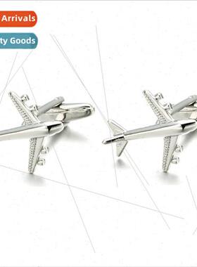Fighter Jet Cufflinks Fun Airplane Shape Cufflinks French Cu