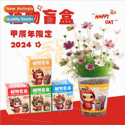 Year Dragon limed children planting plants blind box small p