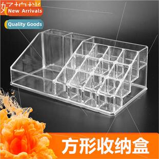 Cosmetic storage box trapezoidal acrylic transparent plastic