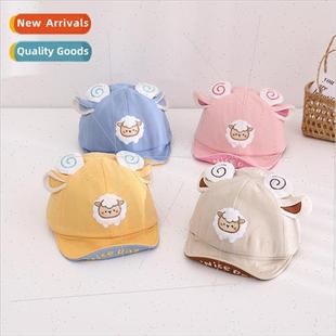 duck tongue new wind cartoon summer children spring Ins cap