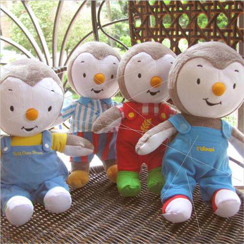 Cute children picture book penguin Joby story plush toy doll