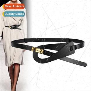 belt women adjust layer outer cowhide holes Second whout