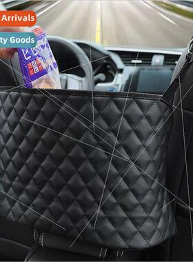 Car Organizer Leather Hanging Put Bag Blocking Storage Betwe