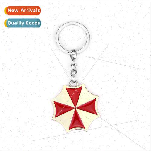 Resident Evil Keychain Embraer Umbrella Pendant Alloy Oil Dr