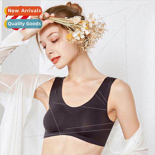 lk bra female summer thin gathered large breasts show small