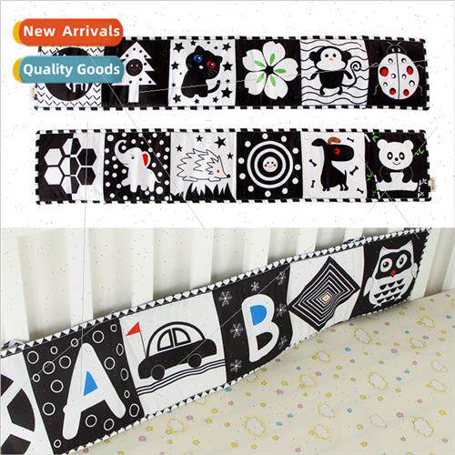 Black Whe Series Bed Enclosure Cloth Book Baby Bed Enclosure