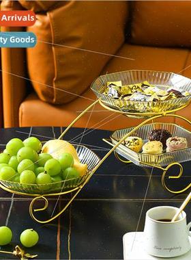 Multi-layer fru plate home living room coffee table new hous