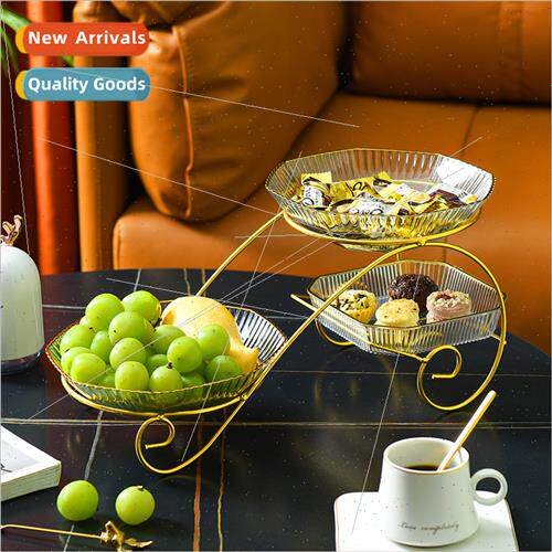 Multi-layer fru plate home living room coffee table new hous