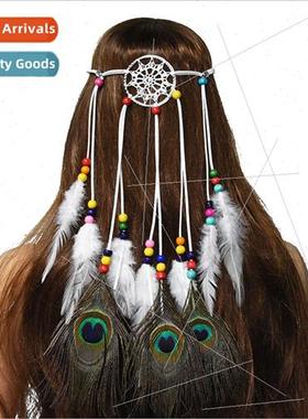New Feather Hair Bands Dreamcatcher Headbands Bohemian Headp