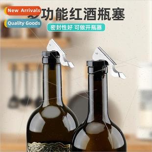 Wine Plastic Bottle Stopper Downward Creative Manual Rubber