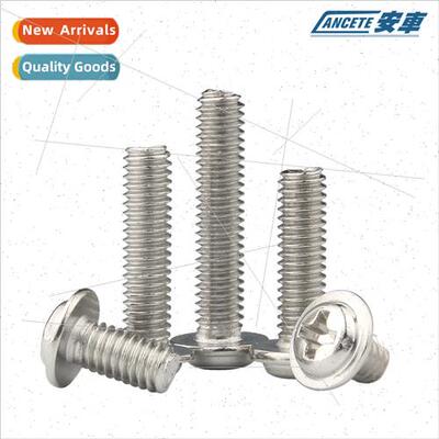 304 Phillips round head cap screws wh washers pan head screw