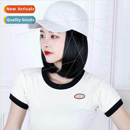Bear Ba cap wig one-piece bobble head baseball cap o head sh