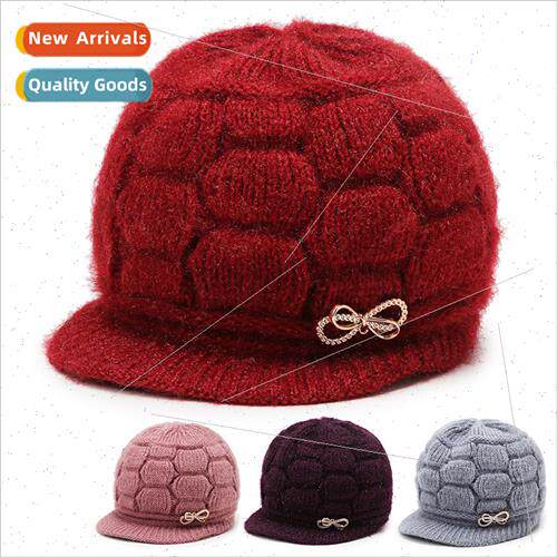 Autumn winter new old man cap mother grandmother warm knted