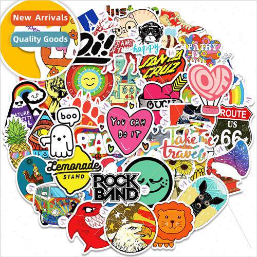 50 pcs of small ears fist stickers cute cartoon children sti