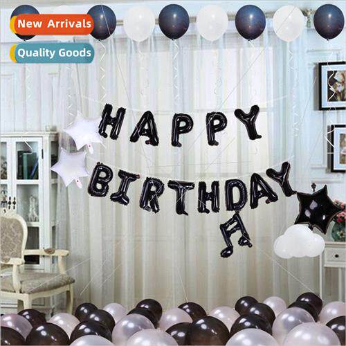 happybirthday aluminum film balloon happy birthday set scene