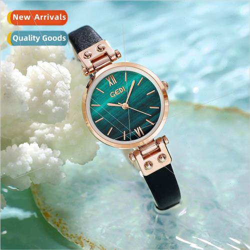 New lerary female student watch thin strap exquise compact d
